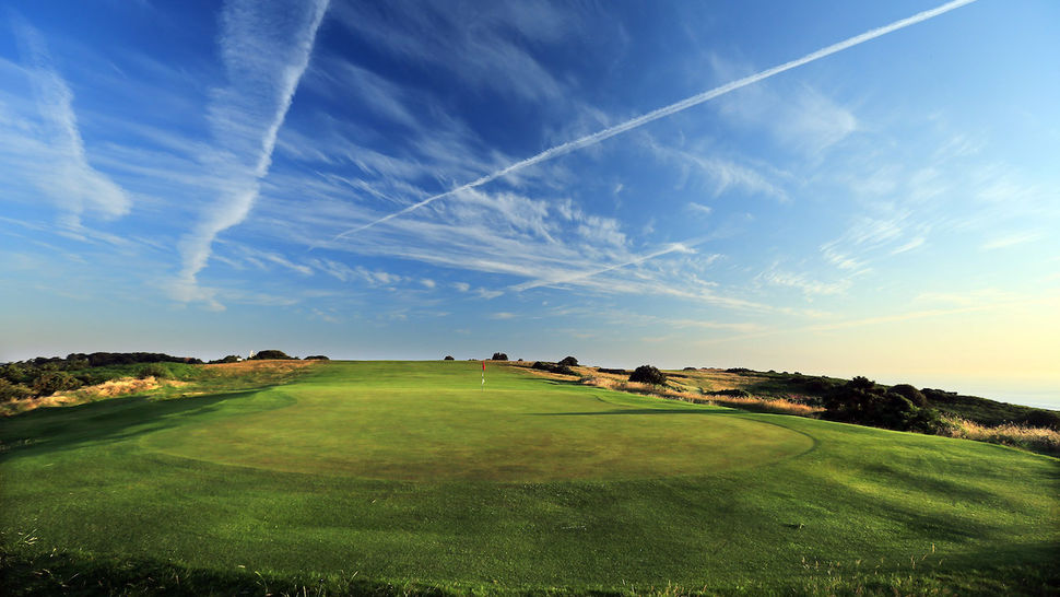 hole at The Royal Cromer Golf Club on July 25, in Cromer, Norfolk, England.
